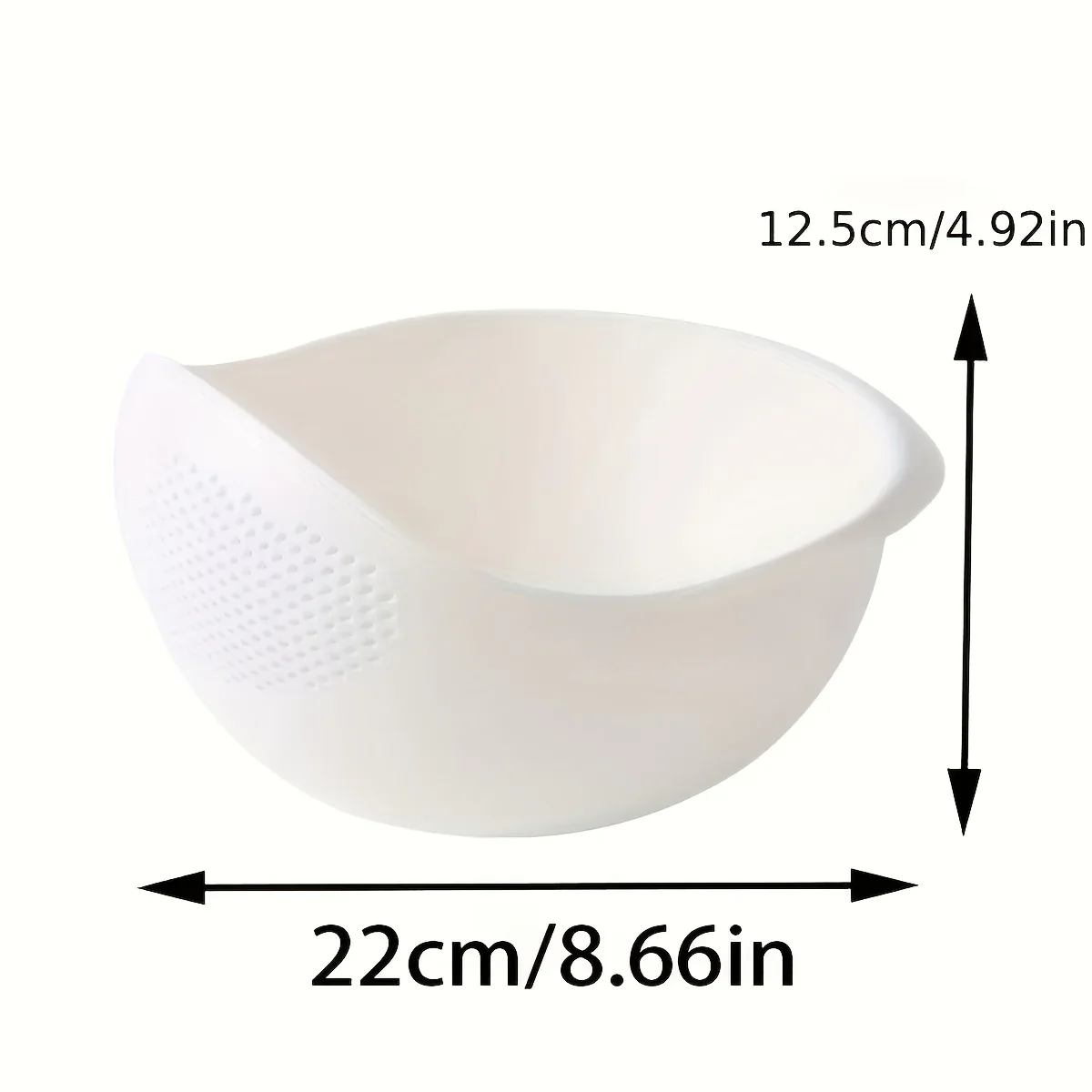 Montero Milan 1 Modern Plastic Multi-Purpose Kitchen Strainer - Fruit, Vegetable, Rice, and Grain Food Drain Basket - Kitchen Accessory Storage Basket - Image 10
