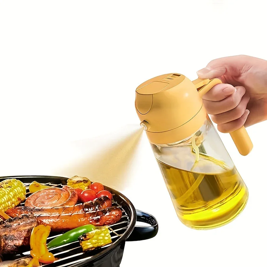 Montero Milan 1 Portable Olive Oil Sprayer and Pourer | 470ML Plastic Kitchen Oil Bottle for Cooking, BBQ, Air Fryers, Baking, Salads - Image 10