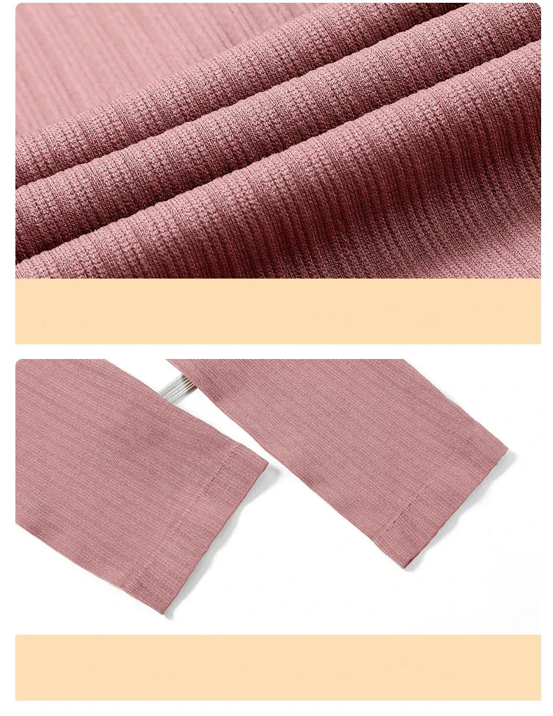 1 Set Warm Thermal Underwear Sexy Ladies Intimates Long Johns Women Shaped Sets Female Middle Collar Thermal Shaping Clothes - Image 19