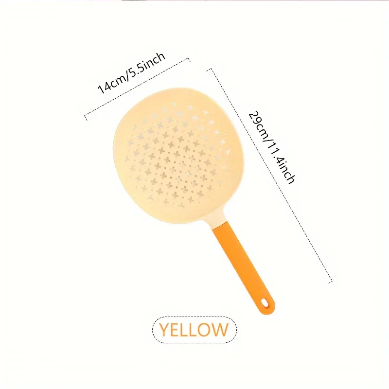Montero Milan 1pc, Kitchen Colander, Kitchen Household Large Plastic Drain Long Handle Spoon, Salvage Noodle Dumpling High Temperature Resistant Colander Kitchen Stuff Kitchen Accessories Baking Supplies - Image 5