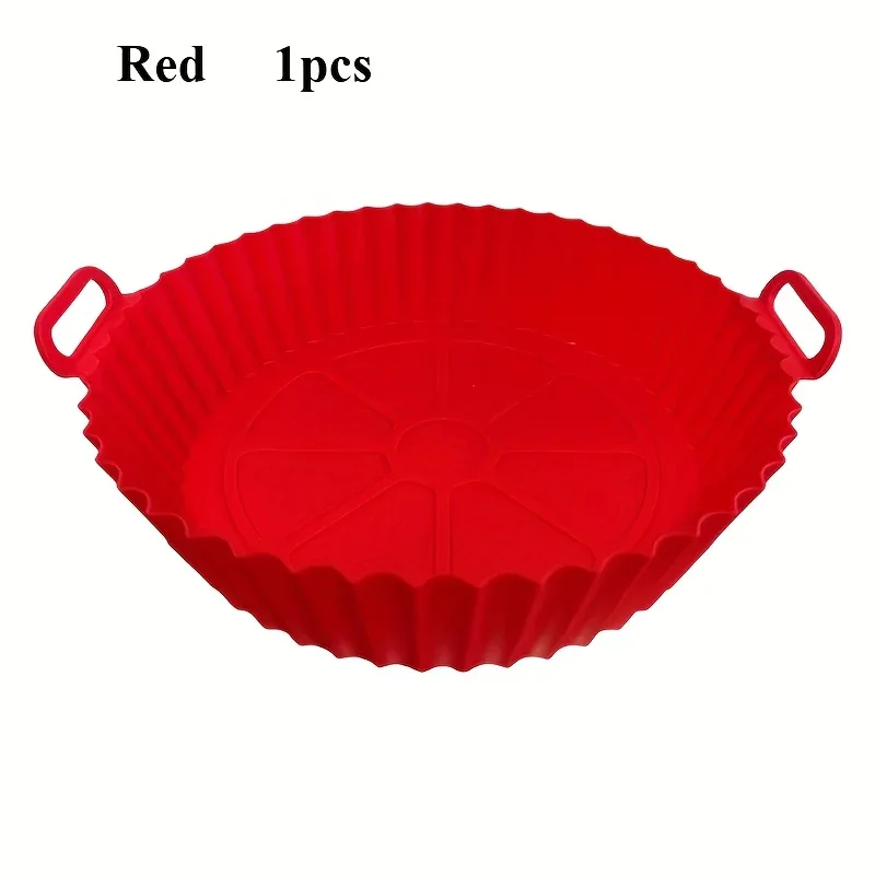 1pc Reusable Silicone Air Fryer Liner – Non-Stick Food-Grade, Universal Fit for All Air Fryers, Multi-Purpose Cooking Accessory, No Power Needed - Image 15