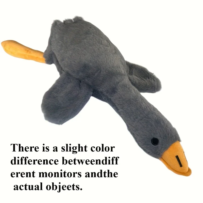 1pc White/Grey/Brown Soft Plush Toy, Duck-Companion Play Toy for Dogs, Release Dog Energy, Suitable for Large, Medium and Small Pets - Image 10