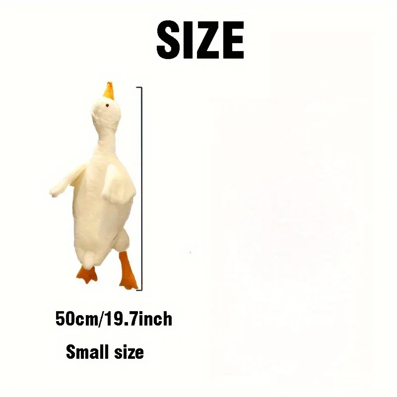 1pc White/Grey/Brown Soft Plush Toy, Duck-Companion Play Toy for Dogs, Release Dog Energy, Suitable for Large, Medium and Small Pets - Image 2