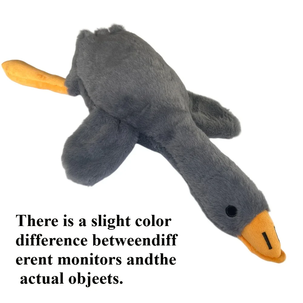 1pc White/Grey/Brown Soft Plush Toy, Duck-Companion Play Toy for Dogs, Release Dog Energy, Suitable for Large, Medium and Small Pets - Image 3