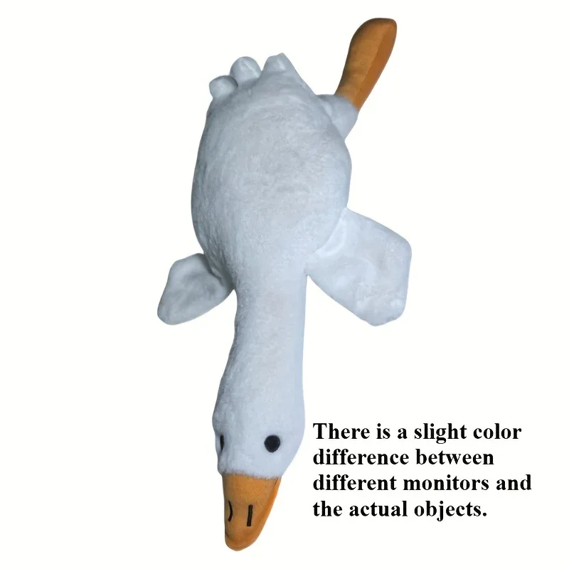1pc White/Grey/Brown Soft Plush Toy, Duck-Companion Play Toy for Dogs, Release Dog Energy, Suitable for Large, Medium and Small Pets - Image 9