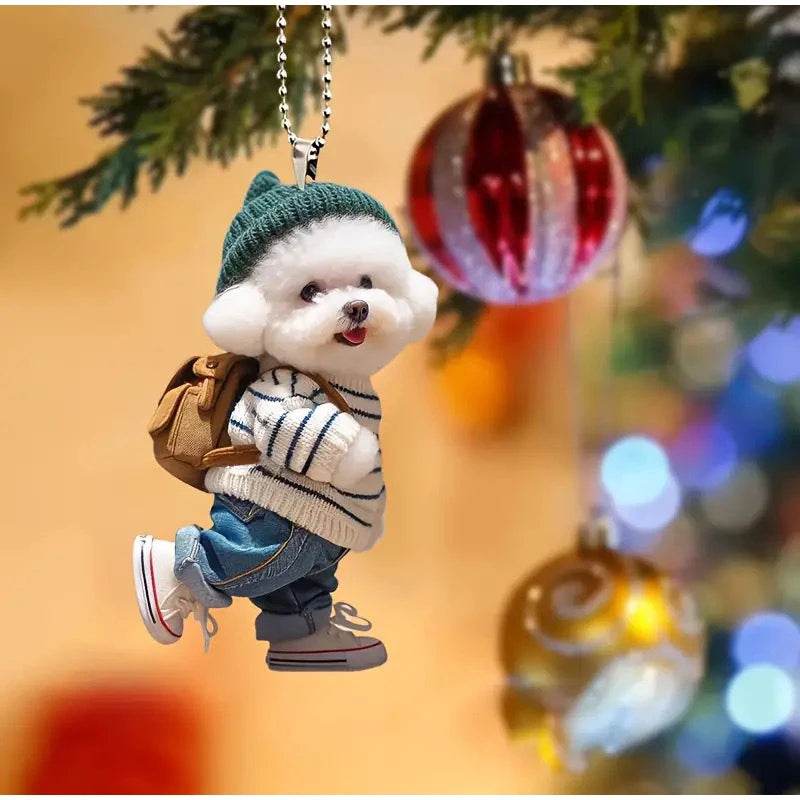 Adorable Puppy Hanging Ornament ( 1 PCs / 4 PCs) - Image 5
