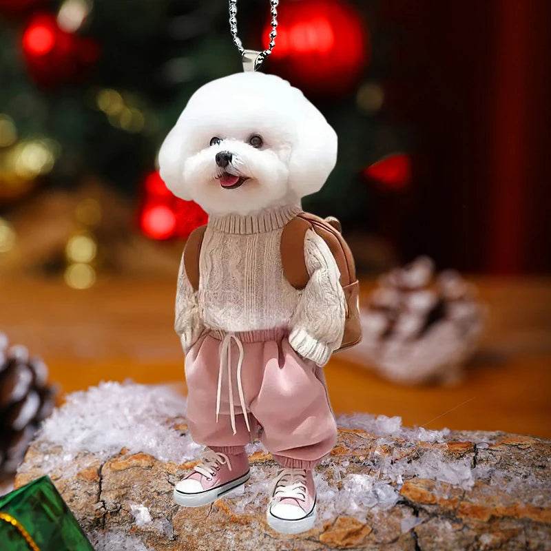 Adorable Puppy Hanging Ornament ( 1 PCs / 4 PCs) - Image 6