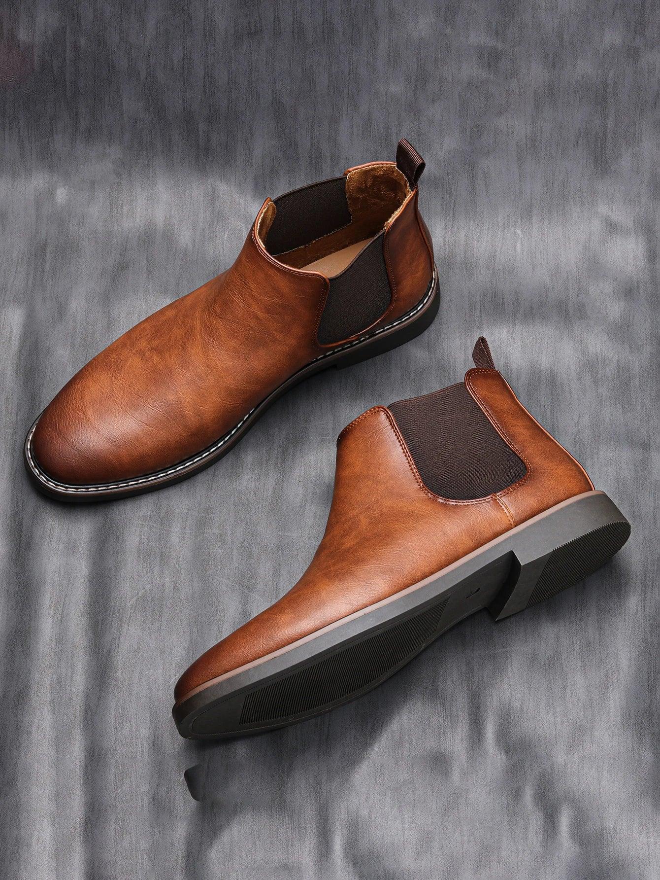 40~46 Men Chelsea Boots Brand Retro Comfortable Fashion Men Boots - Image 11