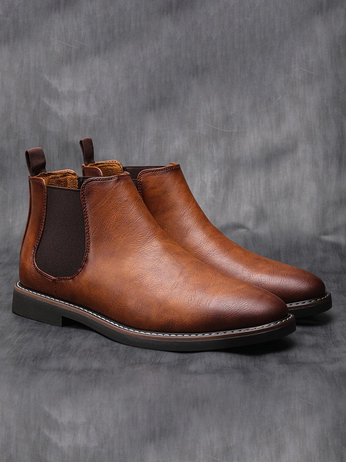 40~46 Men Chelsea Boots Brand Retro Comfortable Fashion Men Boots - Image 12