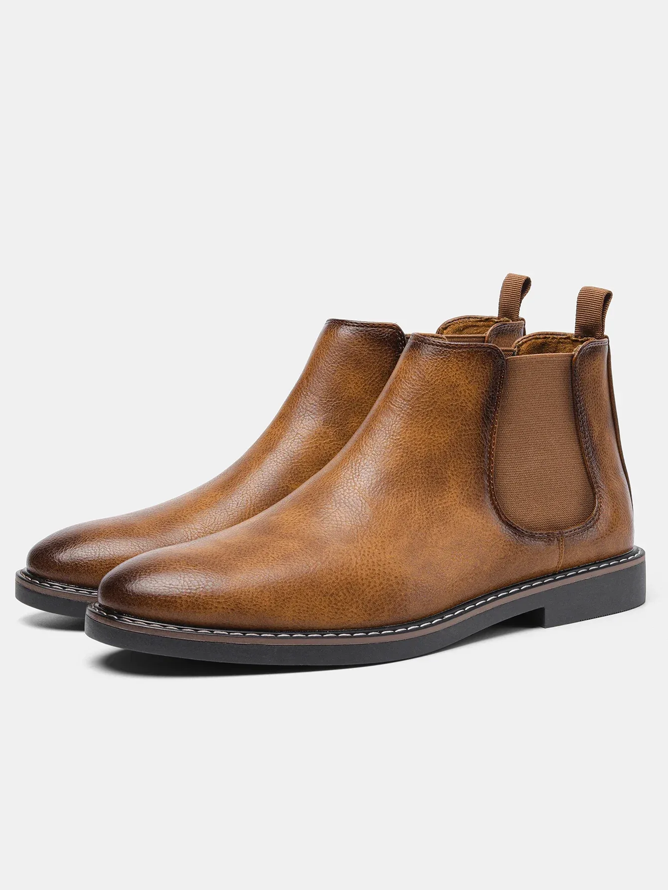 40~46 Men Chelsea Boots Brand Retro Comfortable Fashion Men Boots - Image 19