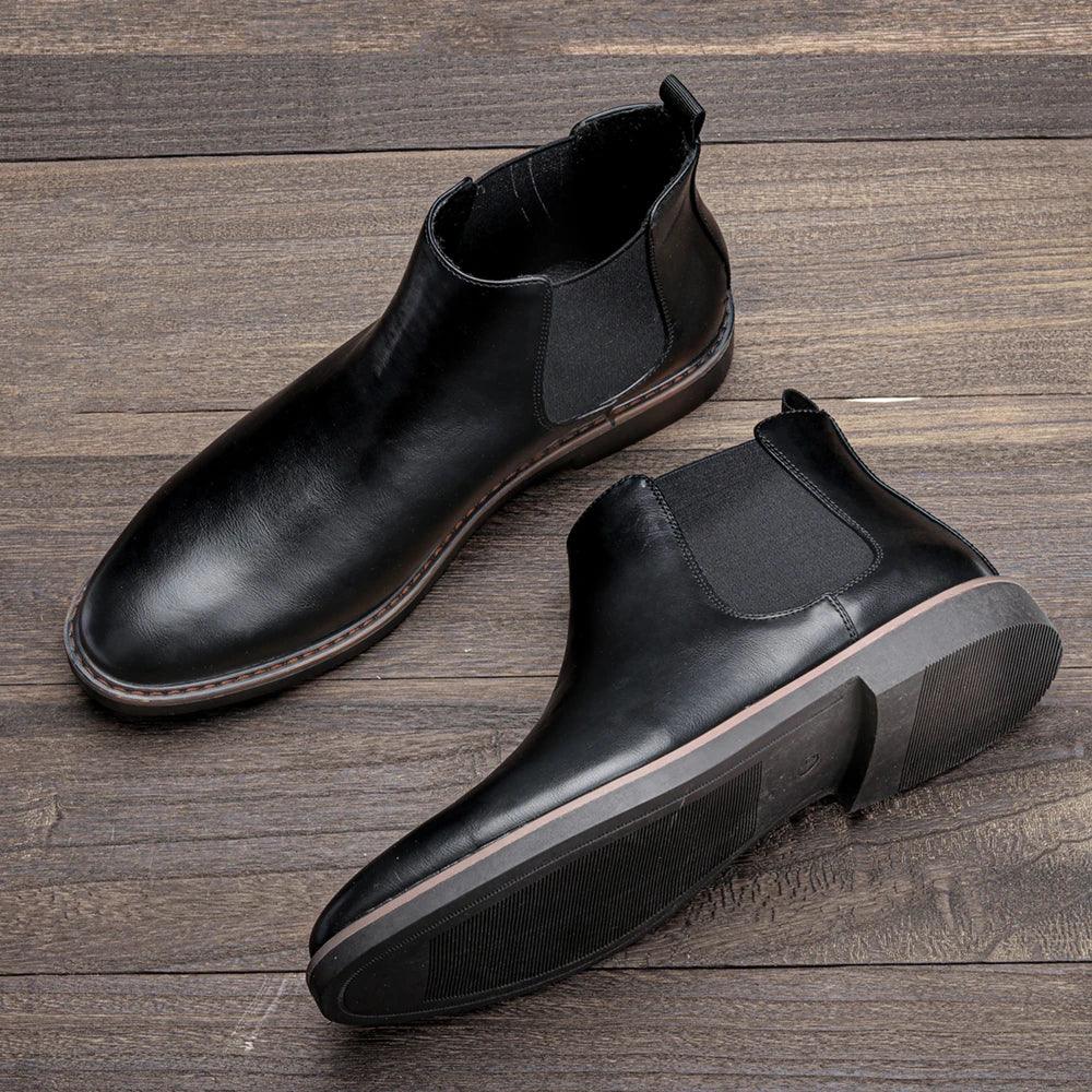 40~46 Men Chelsea Boots Brand Retro Comfortable Fashion Men Boots - Image 25