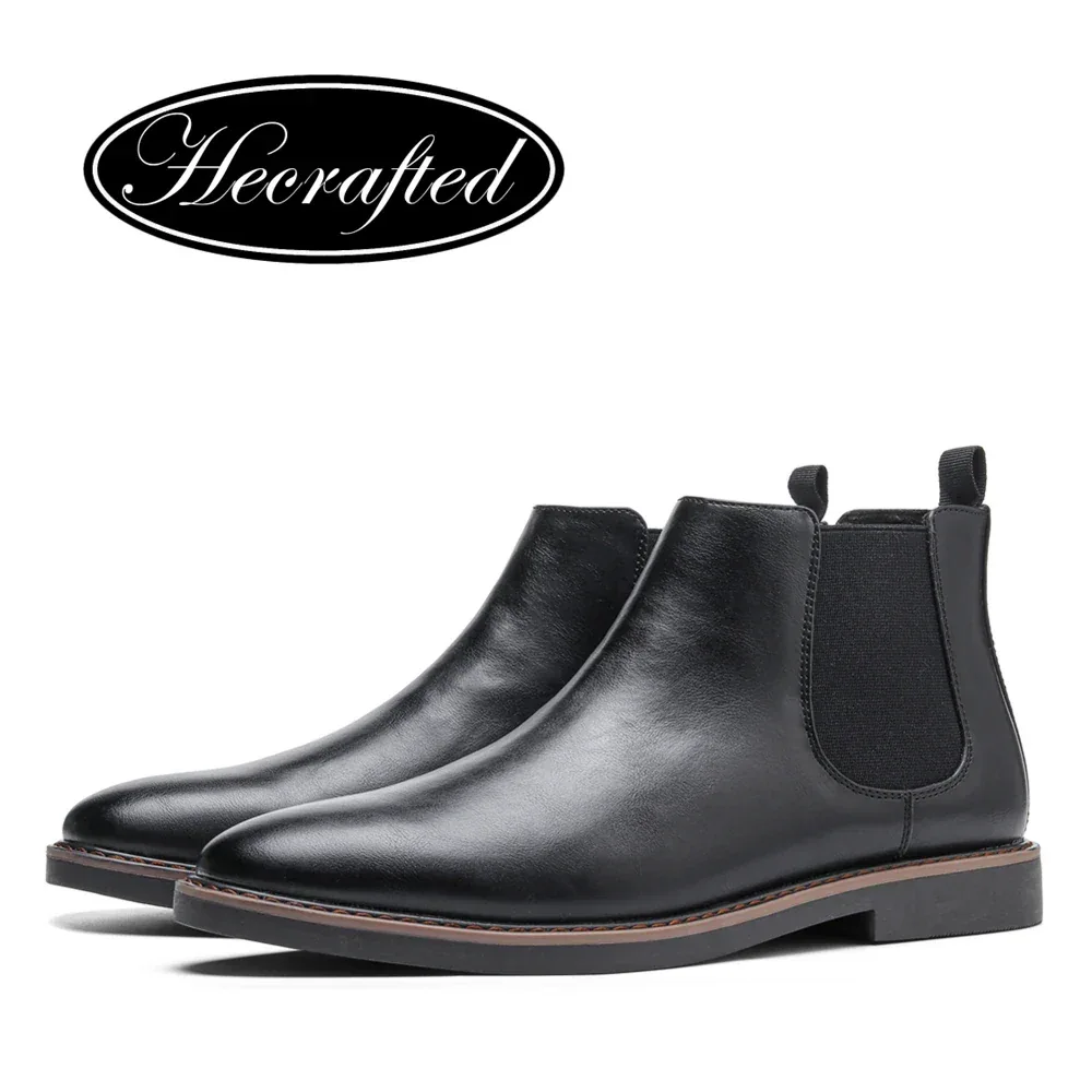 40~46 Men Chelsea Boots Brand Retro Comfortable Fashion Men Boots - Image 28
