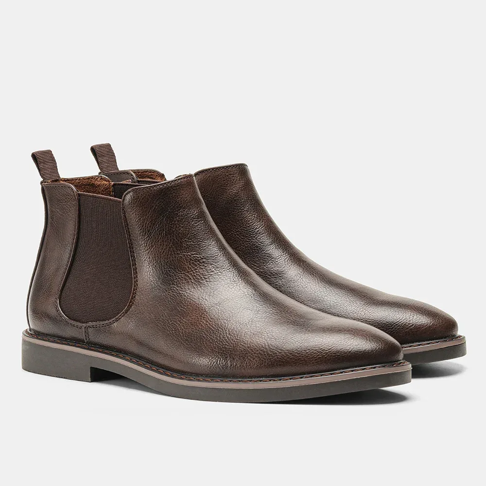 40~46 Men Chelsea Boots Brand Retro Comfortable Fashion Men Boots - Image 32