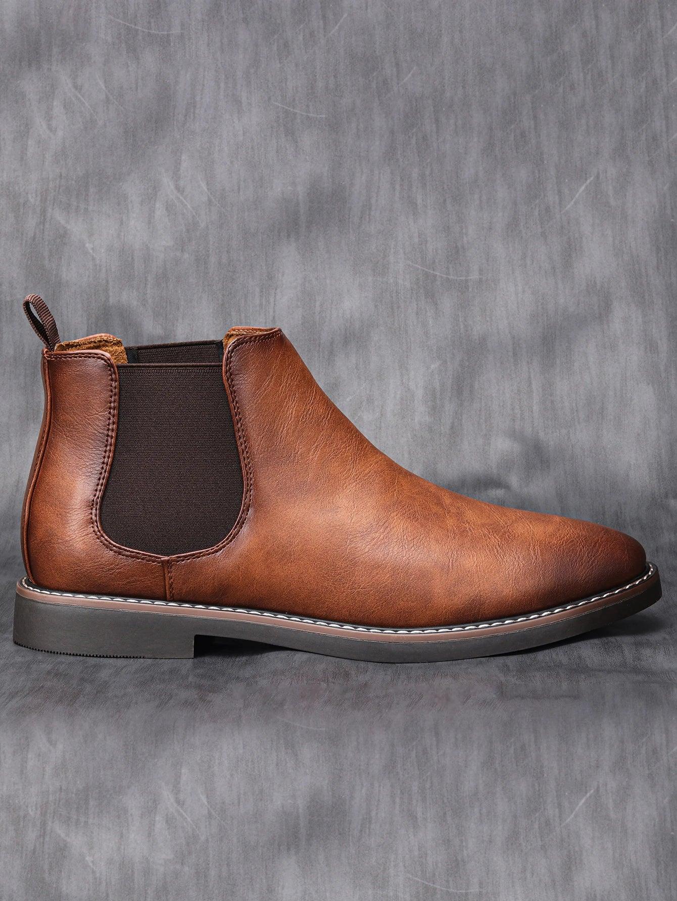 40~46 Men Chelsea Boots Brand Retro Comfortable Fashion Men Boots - Image 8