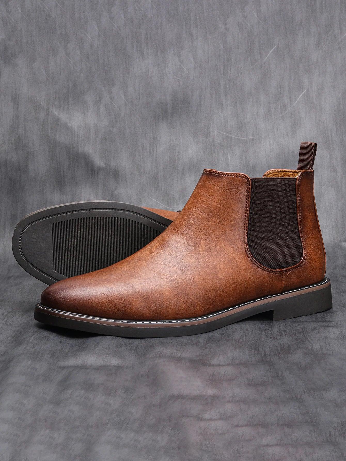40~46 Men Chelsea Boots Brand Retro Comfortable Fashion Men Boots - Image 9