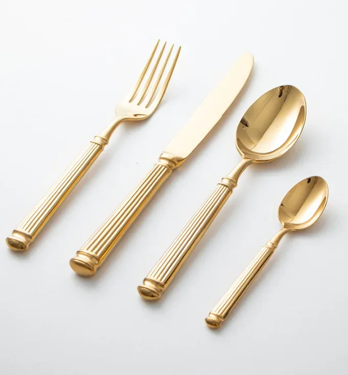 4pcs Bright 18/10 Stainless Steel Luxury Cutlery Set Dinnerware Tableware Knife Spoon Fork Flatware Dishwasher Safe Utensils - Image 20
