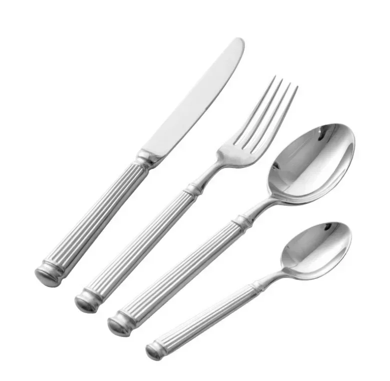 4pcs Bright 18/10 Stainless Steel Luxury Cutlery Set Dinnerware Tableware Knife Spoon Fork Flatware Dishwasher Safe Utensils - Image 22