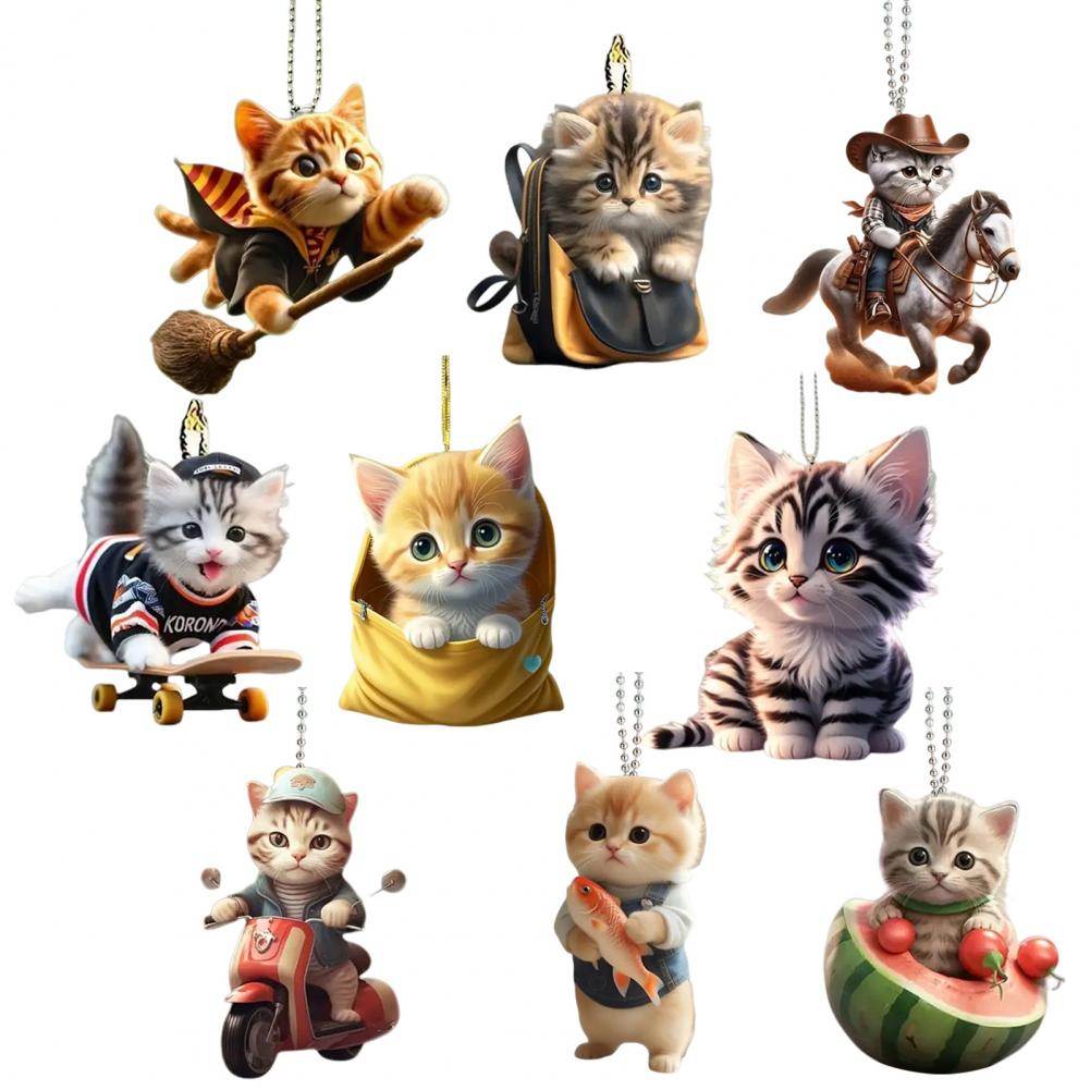 Adorable Cat Hanging Ornament ( 1 PCs / 9 PCs) - Image 6