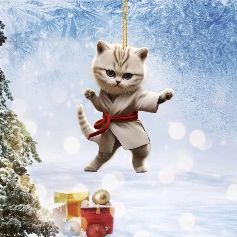 Kung Fu Cat Ornament ( 1 PCs / 4 PCs ) - Image 10