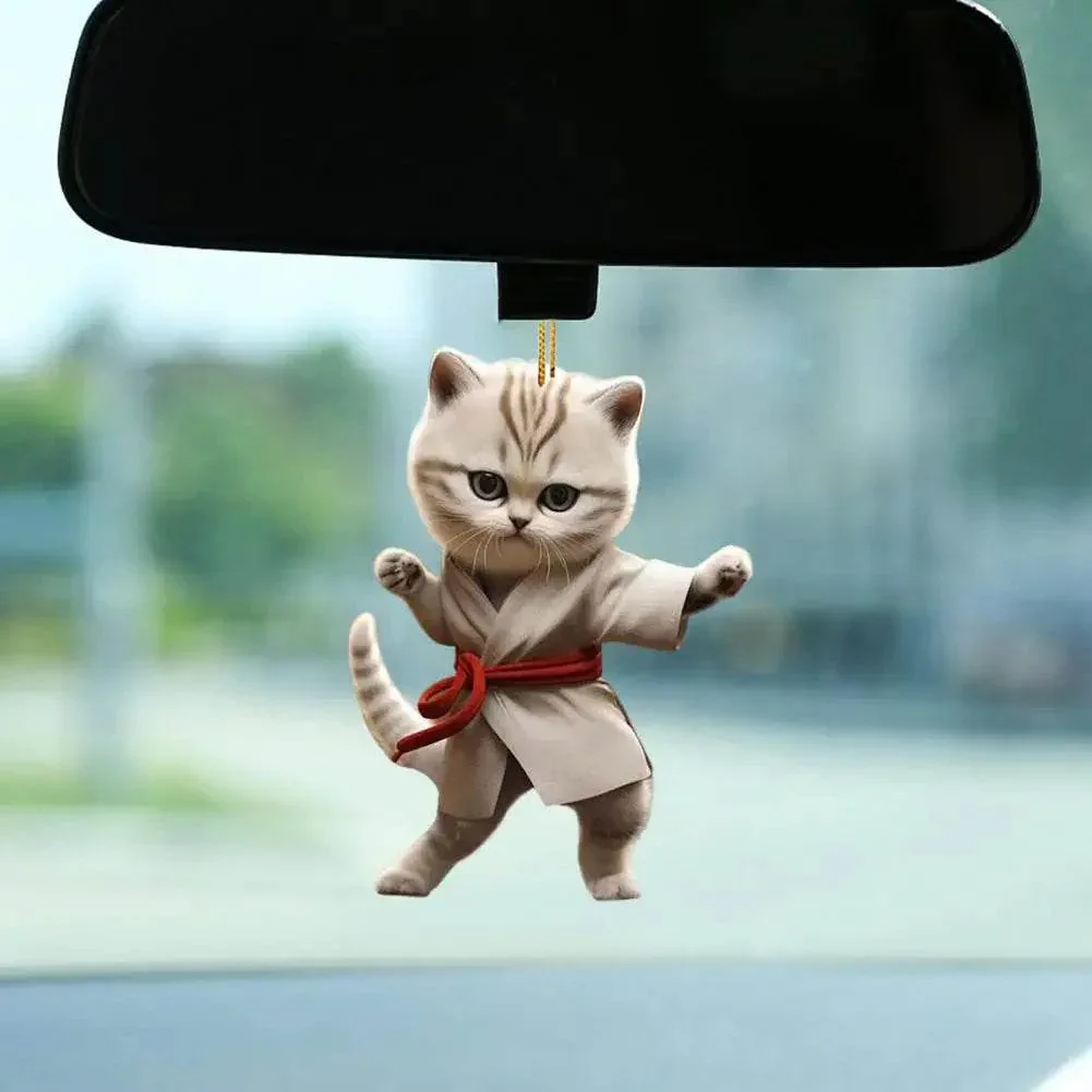 Kung Fu Cat Ornament ( 1 PCs / 4 PCs ) - Image 11