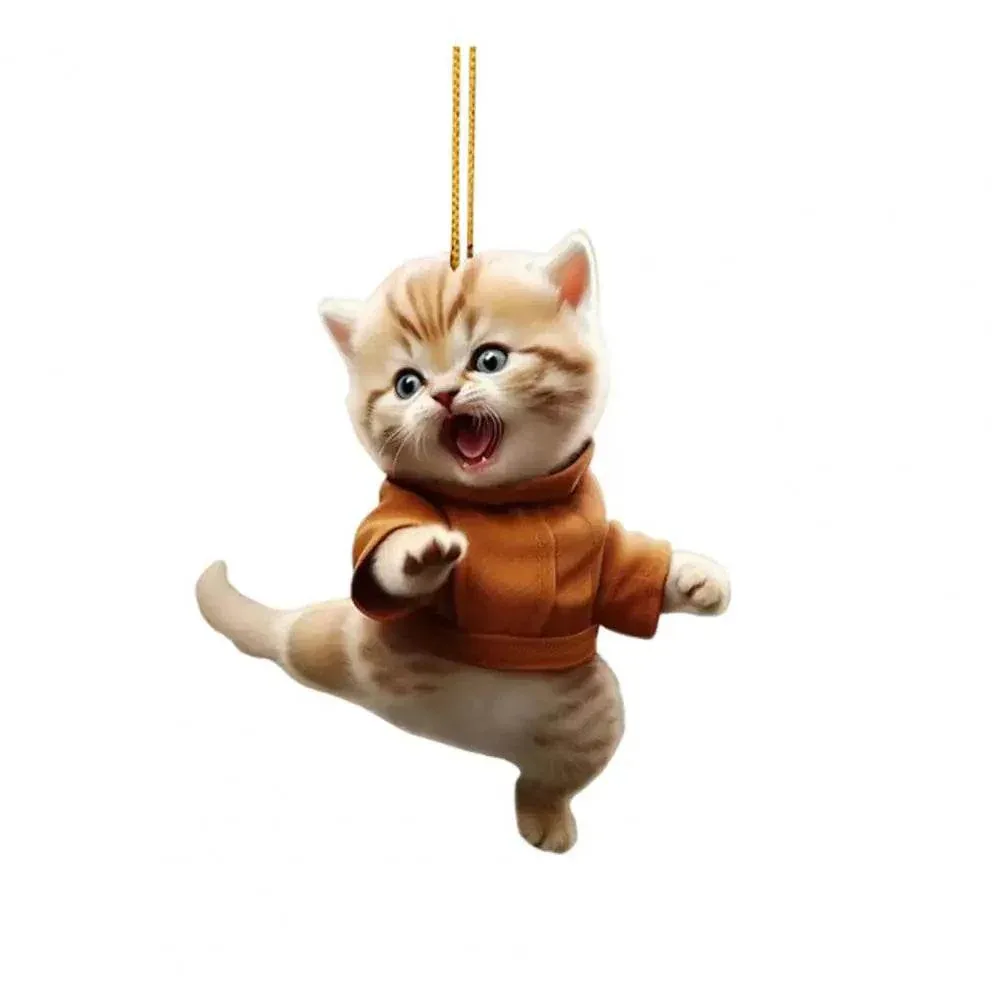 Kung Fu Cat Ornament ( 1 PCs / 4 PCs ) - Image 14