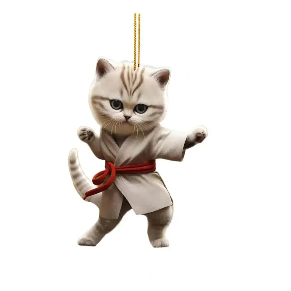 Kung Fu Cat Ornament ( 1 PCs / 4 PCs ) - Image 16