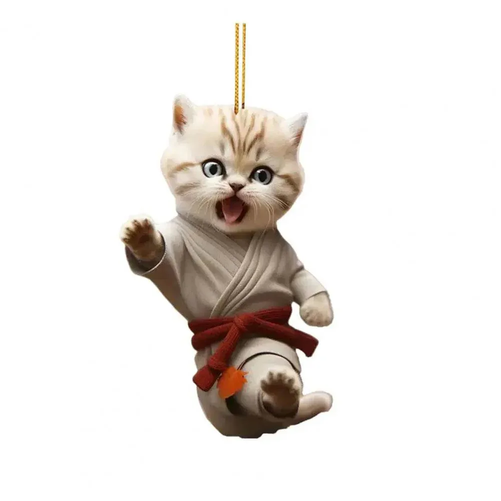 Kung Fu Cat Ornament ( 1 PCs / 4 PCs ) - Image 17