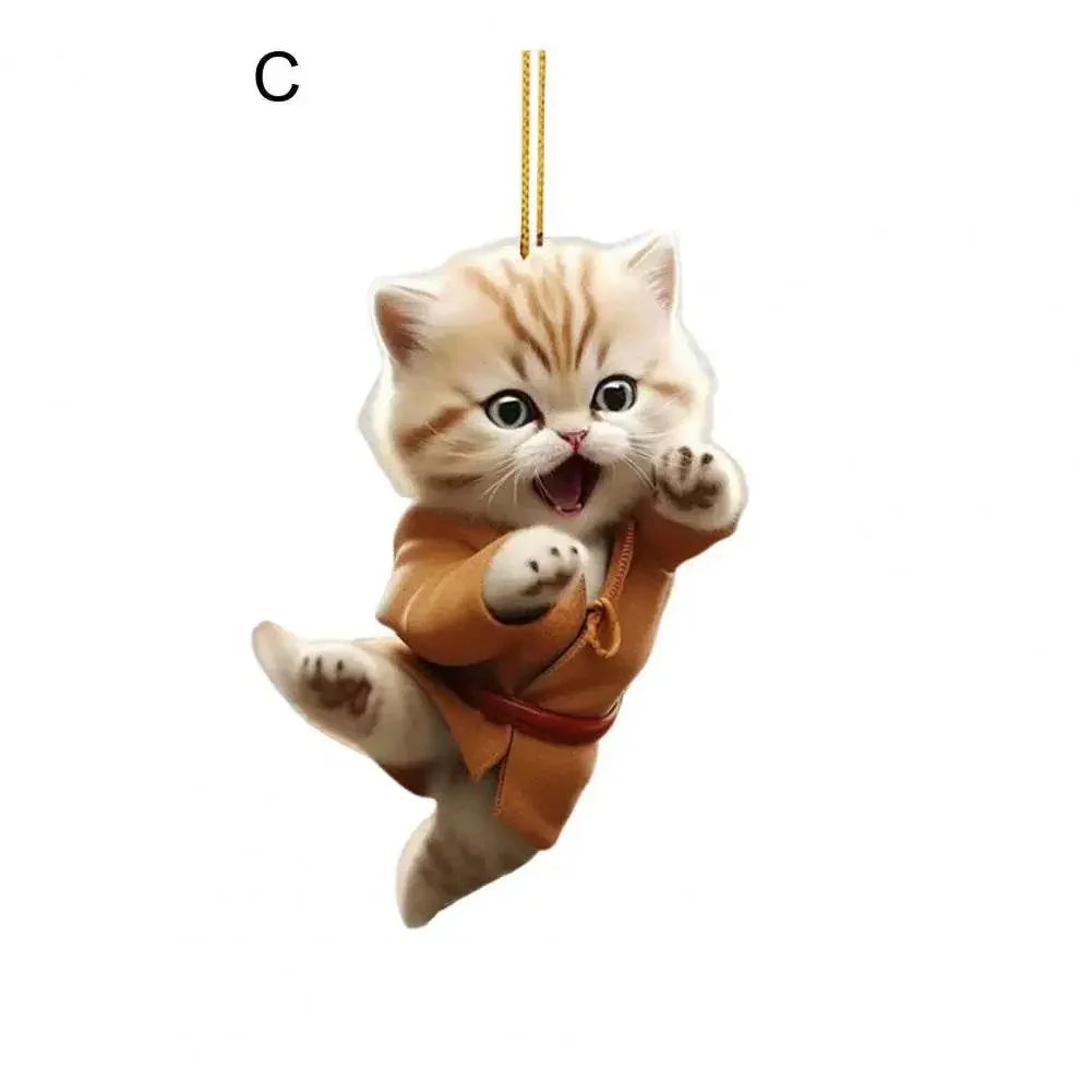 Kung Fu Cat Ornament ( 1 PCs / 4 PCs ) - Image 18
