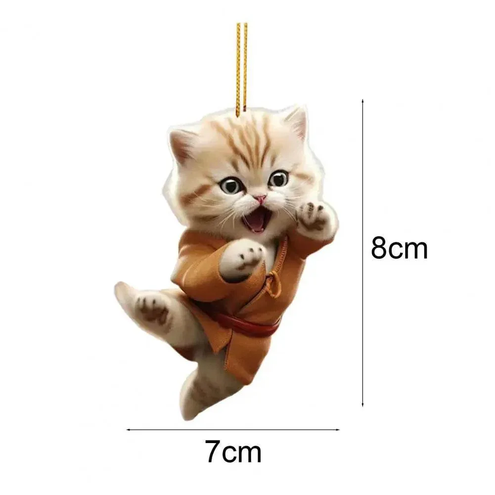 Kung Fu Cat Ornament ( 1 PCs / 4 PCs ) - Image 19