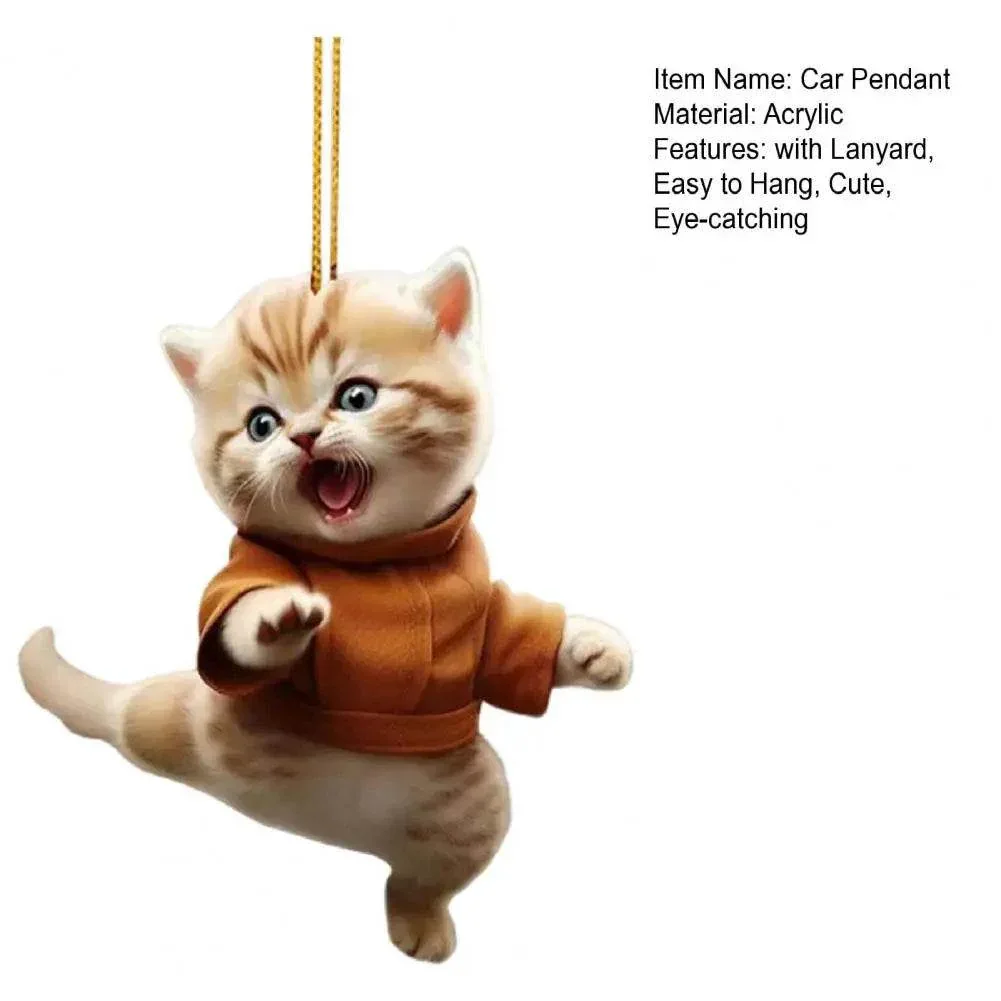 Kung Fu Cat Ornament ( 1 PCs / 4 PCs ) - Image 20