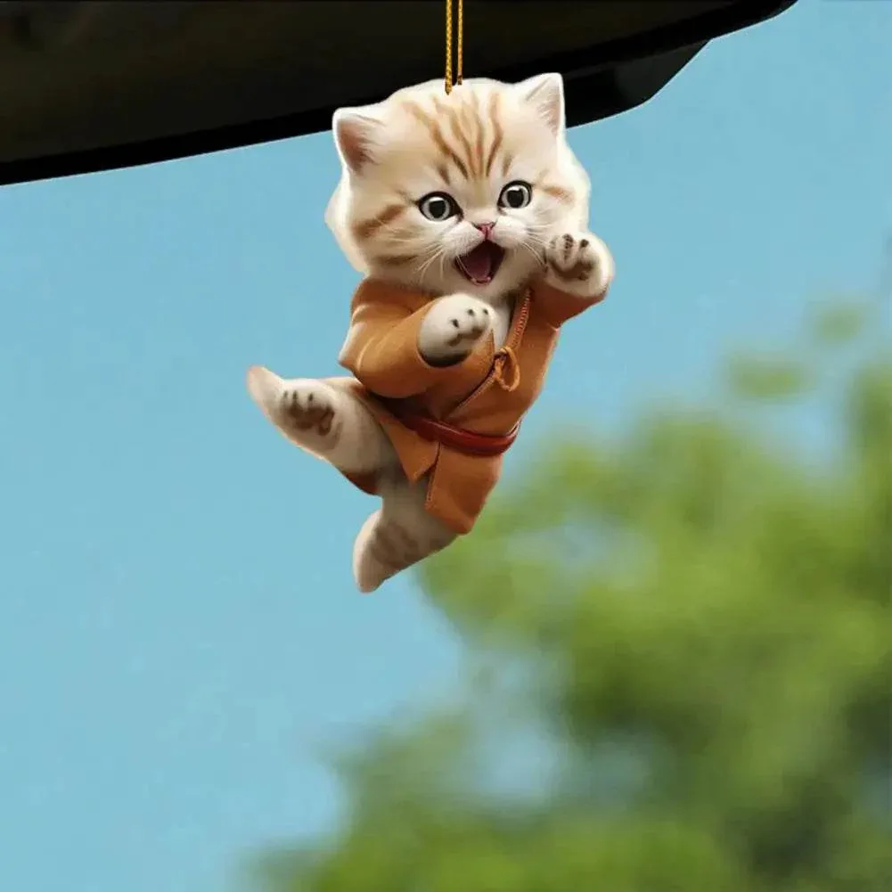 Kung Fu Cat Ornament ( 1 PCs / 4 PCs ) - Image 4