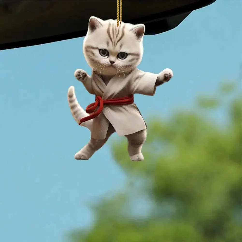 Kung Fu Cat Ornament ( 1 PCs / 4 PCs ) - Image 7