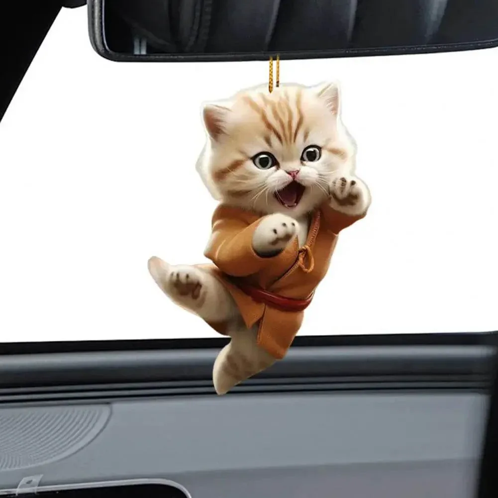 Kung Fu Cat Ornament ( 1 PCs / 4 PCs ) - Image 8