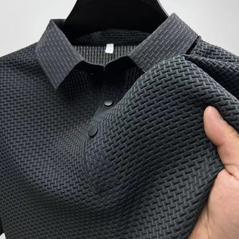 AirKnit Breathable Textured Polo Shirt - Image 17