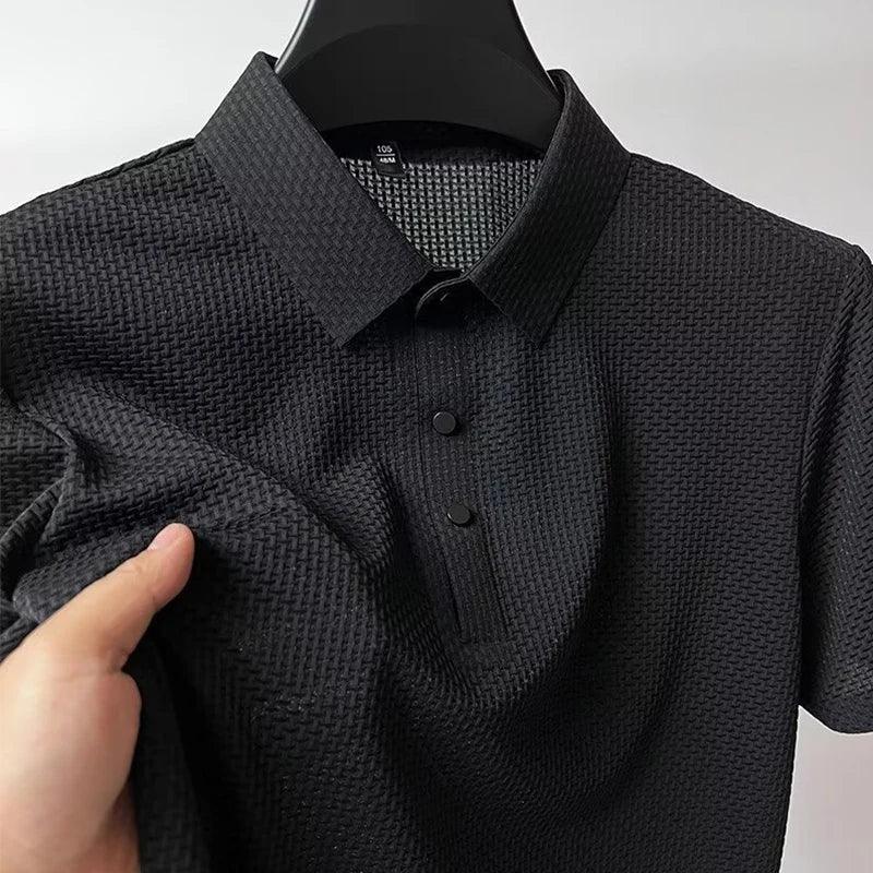 AirKnit Breathable Textured Polo Shirt - Image 18