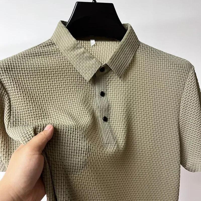 AirKnit Breathable Textured Polo Shirt - Image 19