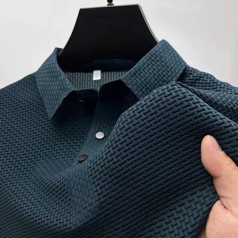 AirKnit Breathable Textured Polo Shirt - Image 2