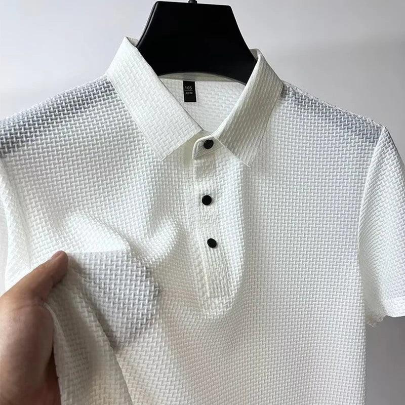 AirKnit Breathable Textured Polo Shirt - Image 20
