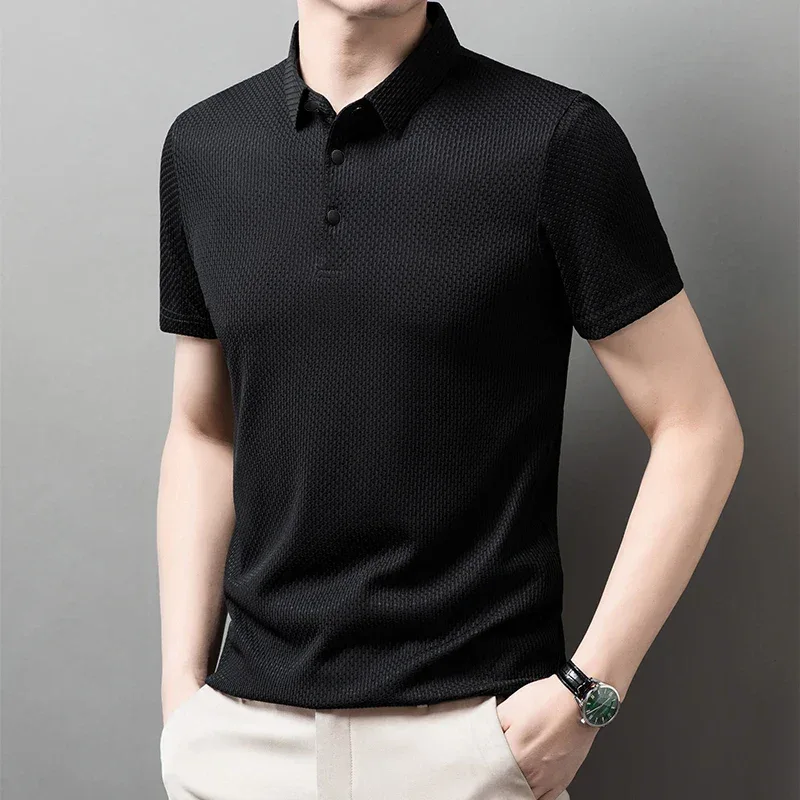 AirKnit Breathable Textured Polo Shirt - Image 22