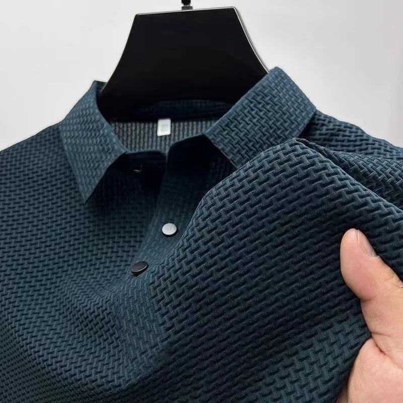 AirKnit Breathable Textured Polo Shirt - Image 24