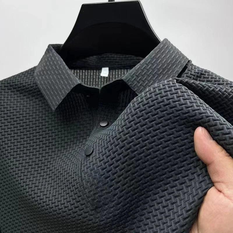 AirKnit Breathable Textured Polo Shirt - Image 29