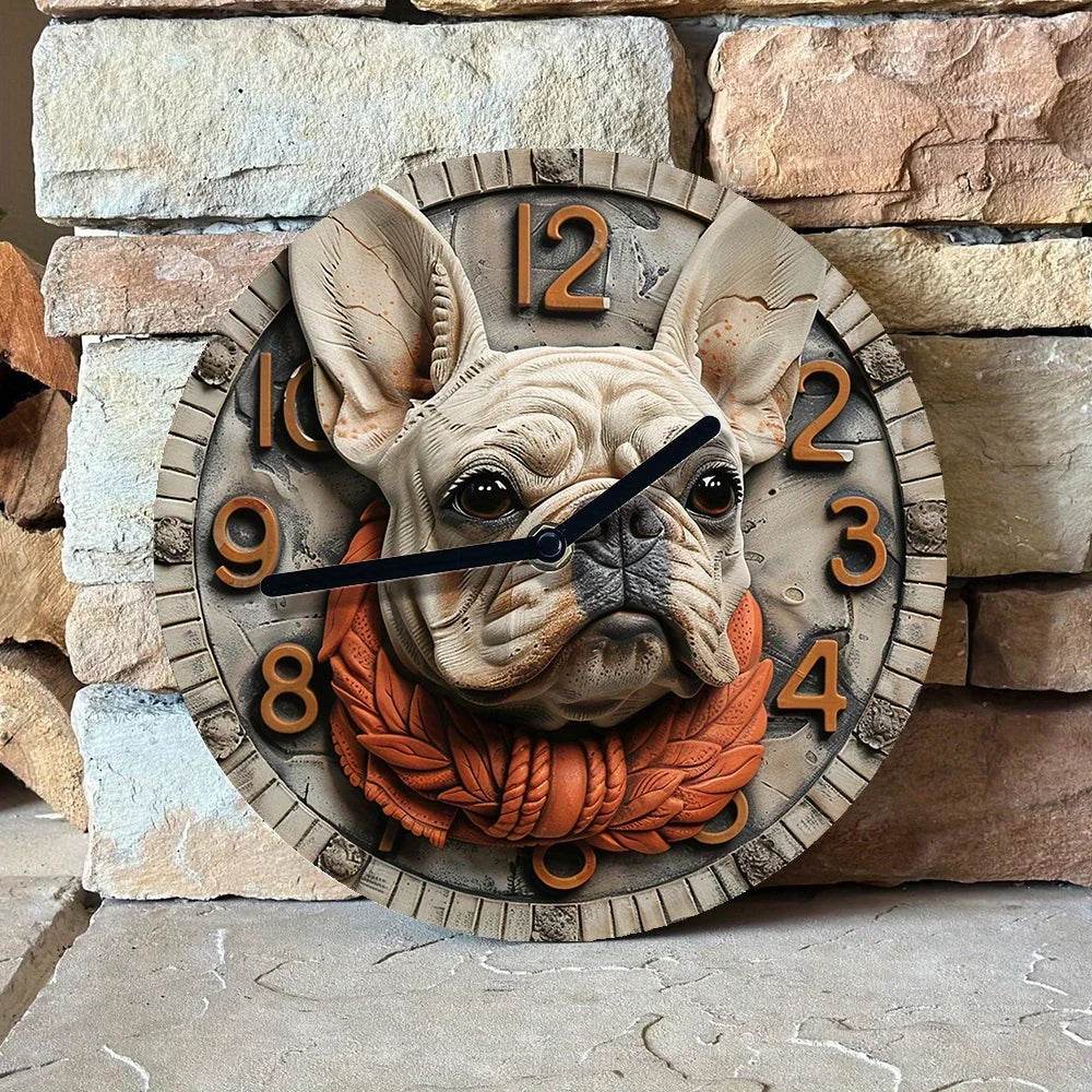 French Bulldog Silent Wall Clock - Image 3