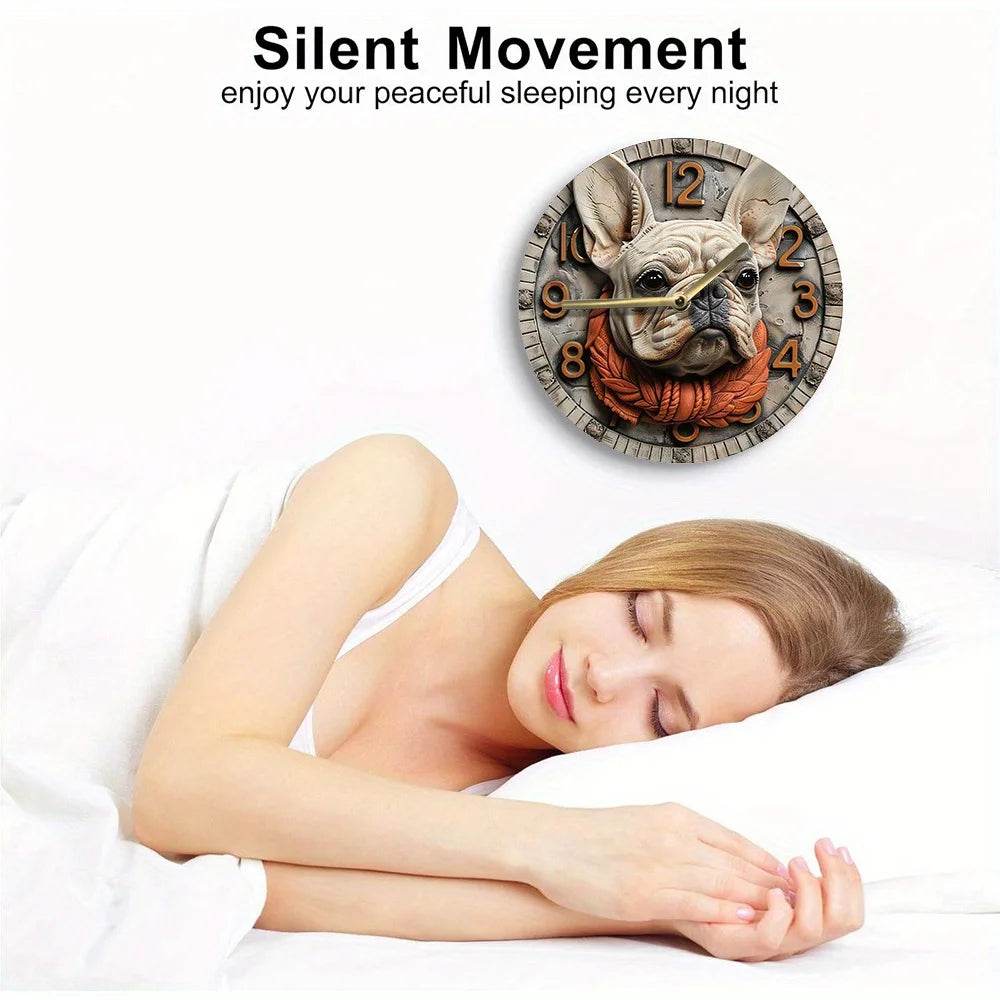 French Bulldog Silent Wall Clock - Image 5
