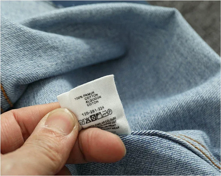 American Casual Men's Long Sve Denim irt Pure Cotton Heavyweight Waed Vintage Workwear Layering irt Jaet - Image 37