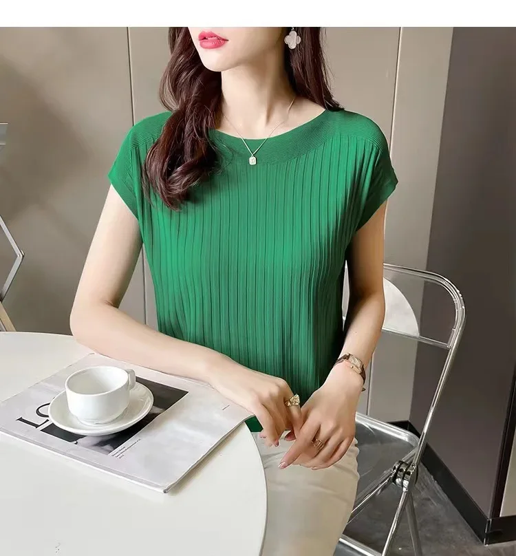 Blusas Mujer De Moda 2025Verano Short Sleeve Knitted Tops Sweater Women Pullovers Sweaters For Women Woman Sweaters Blusa - Image 21