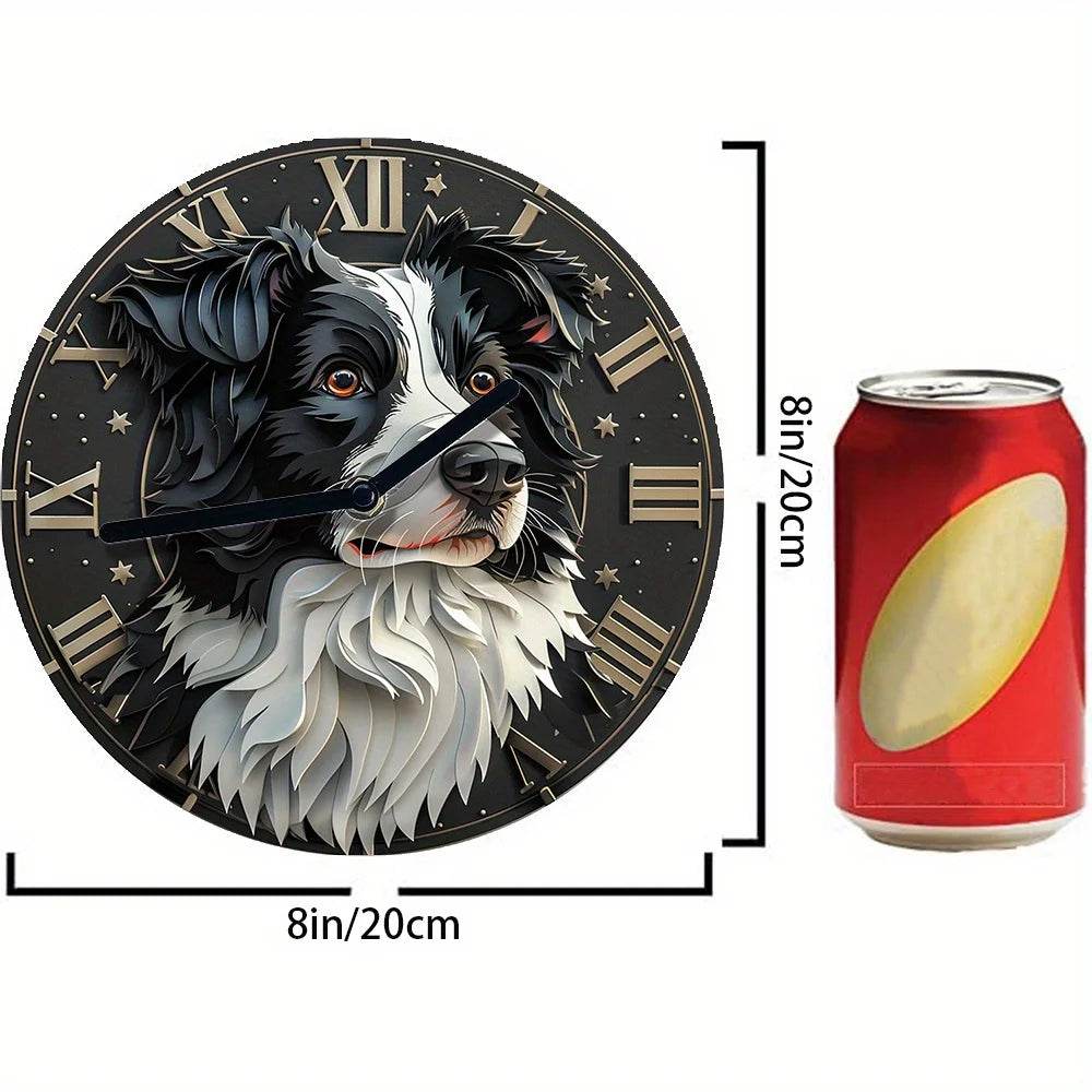 Border Collie Silent Wall Clock - Image 6