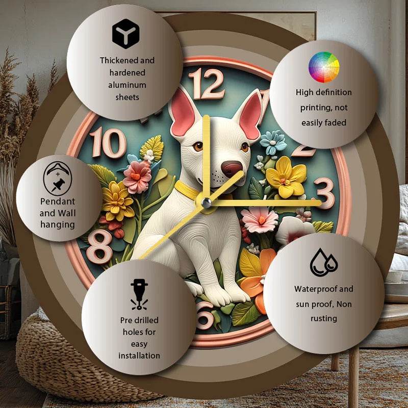 Bullmastiff Silent Wall Clock - Image 8