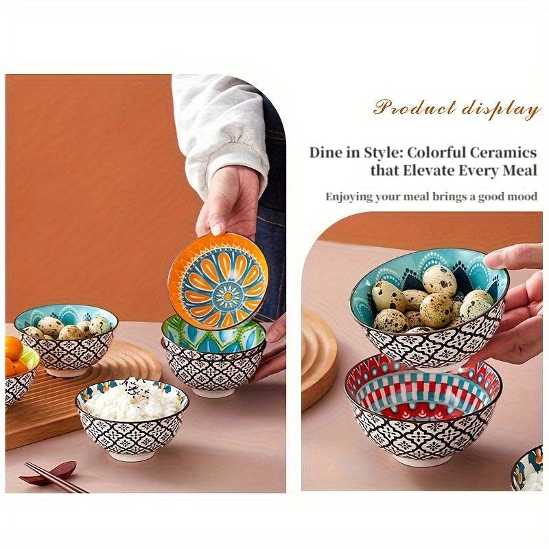 Casa Bohema™ 6PCs Ceramic Bowl Set - Image 3