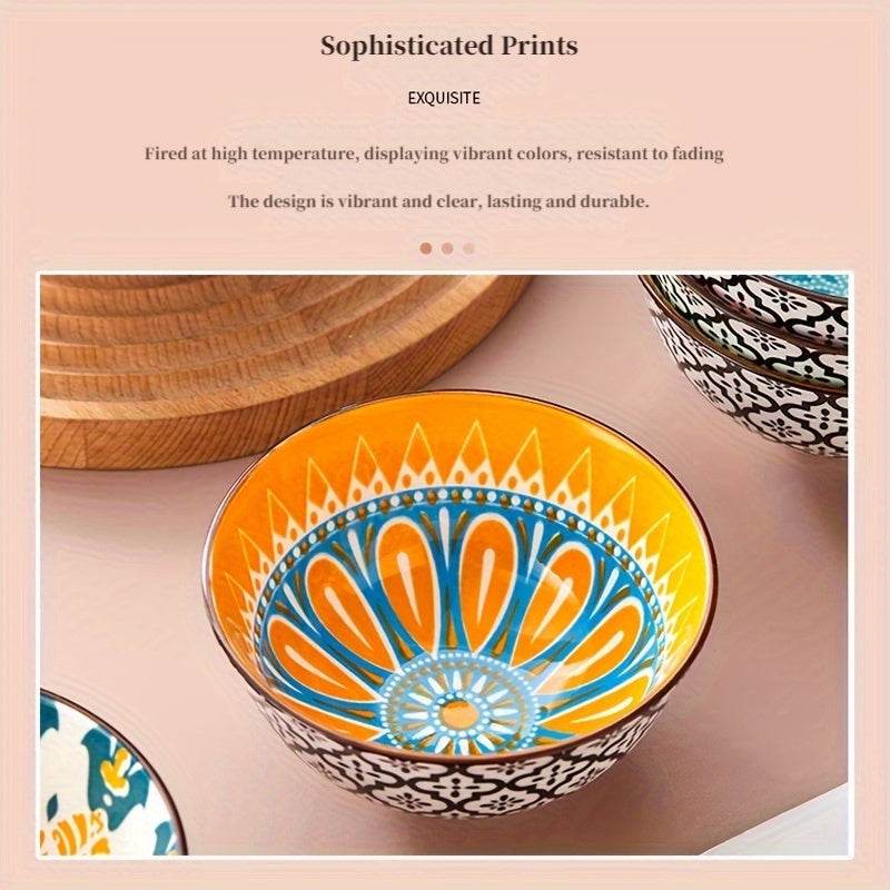 Casa Bohema™ 6PCs Ceramic Bowl Set - Image 4