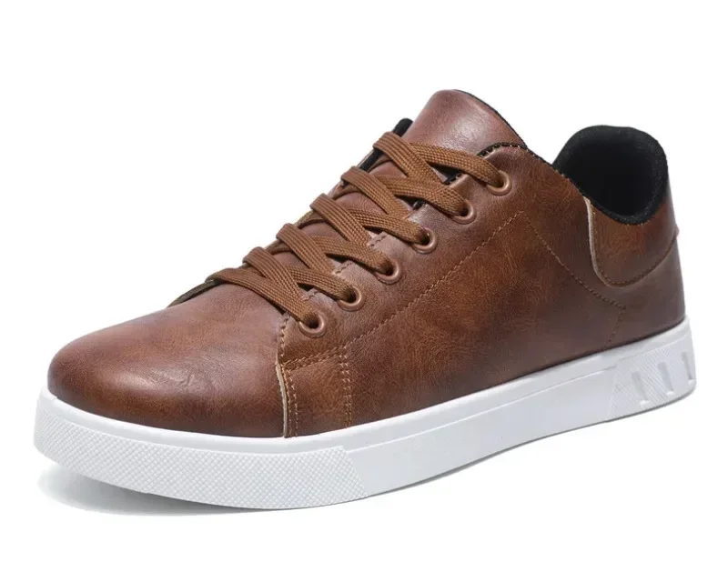 Casual Shoes Loafers British Leather Sneakers Flats Shoes Classic Men Leather Shoes Spring Summer New Trendy Designer Loafers - Image 31